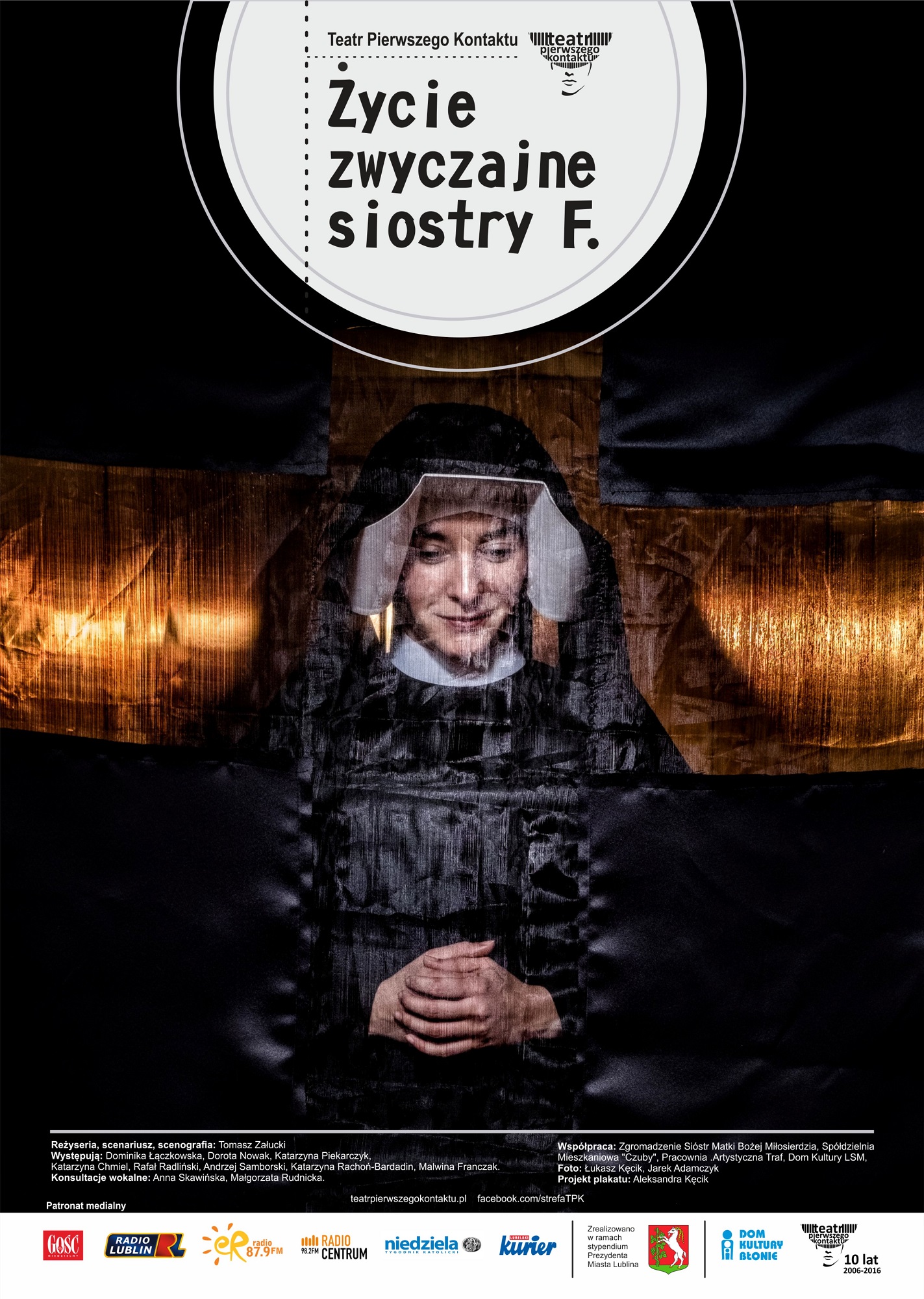 PLAKAT TPK Życie zwyczajne siostry F. foto Łukasz Kęcik