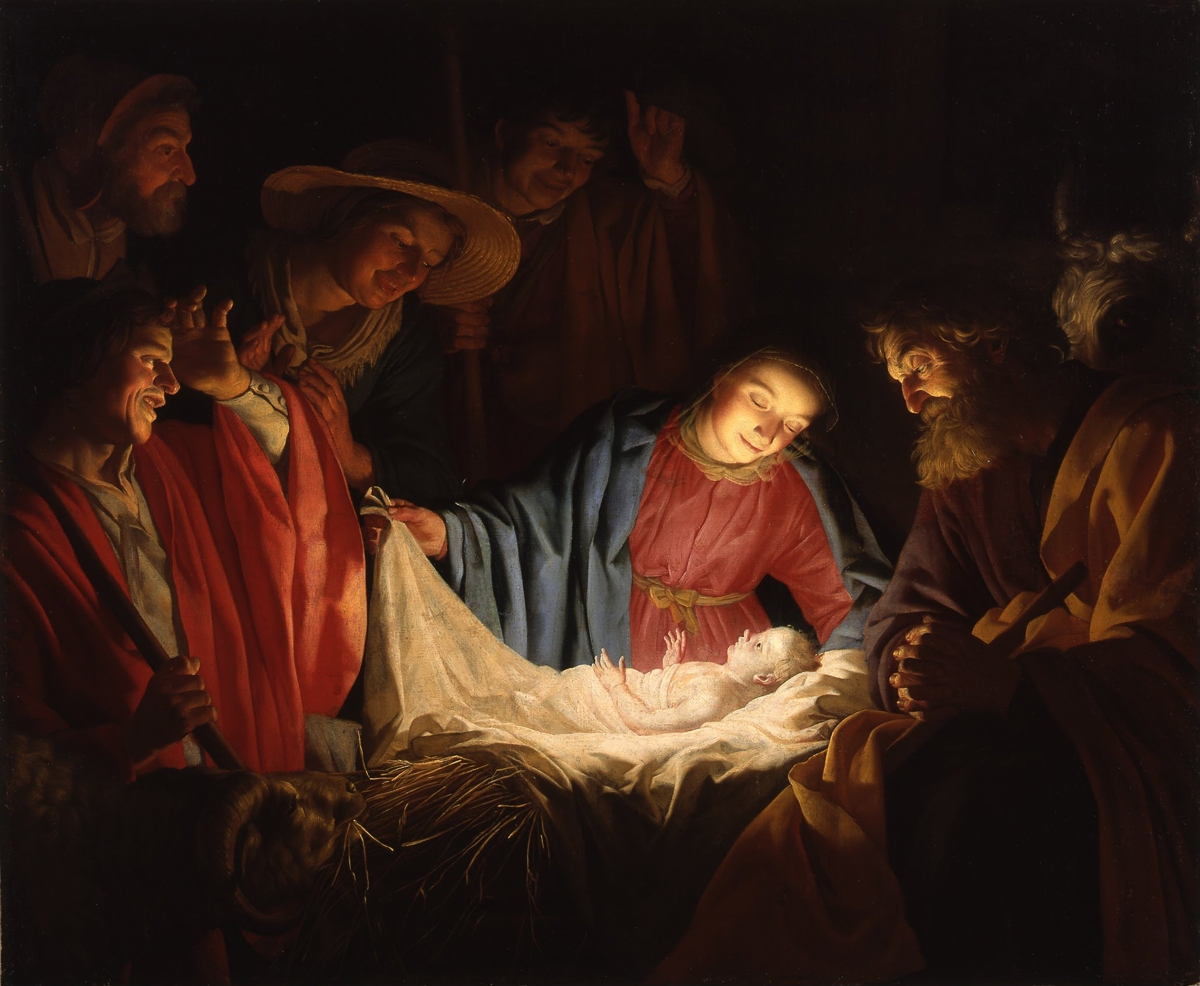 Gerard van Honthorst - Pokłon pasterzy