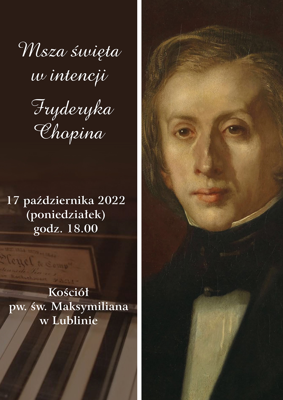 Chopin msza plakat2022