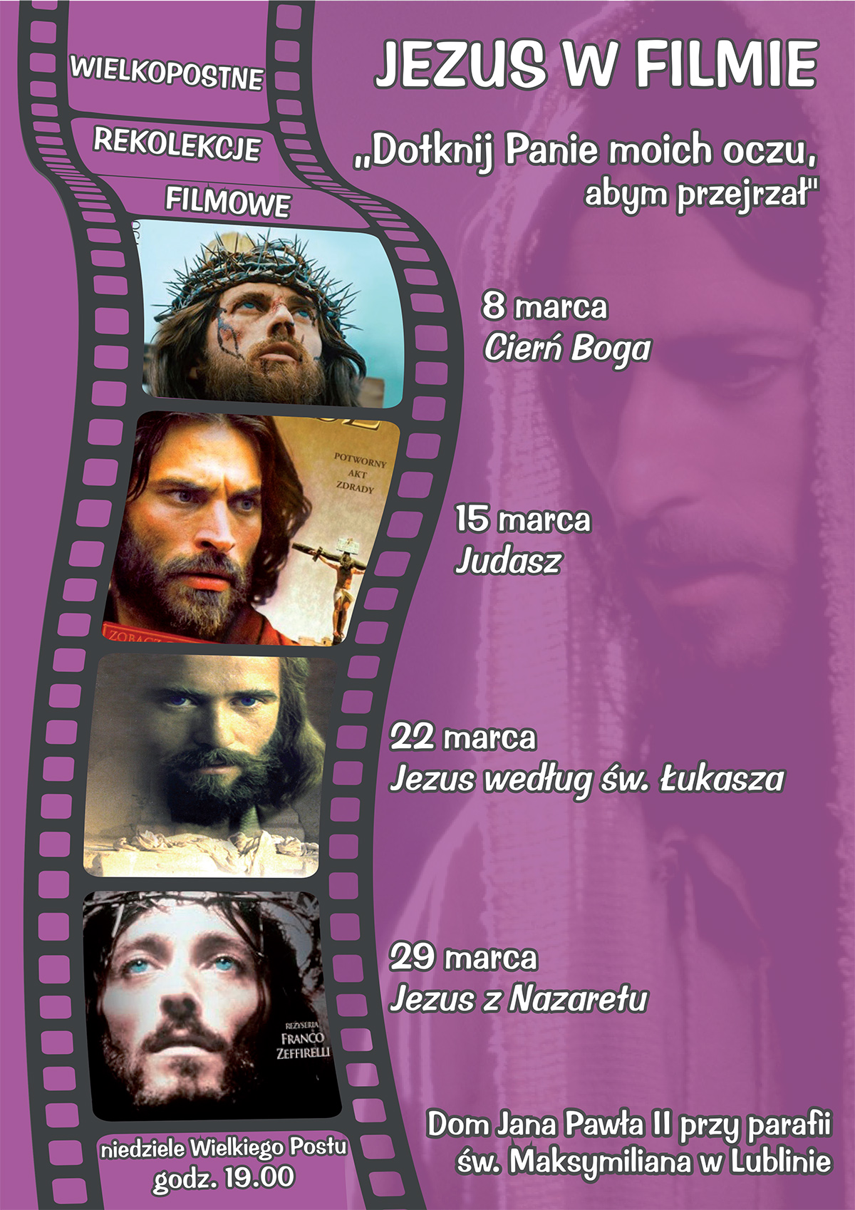 plakat rekolekcje filmowe