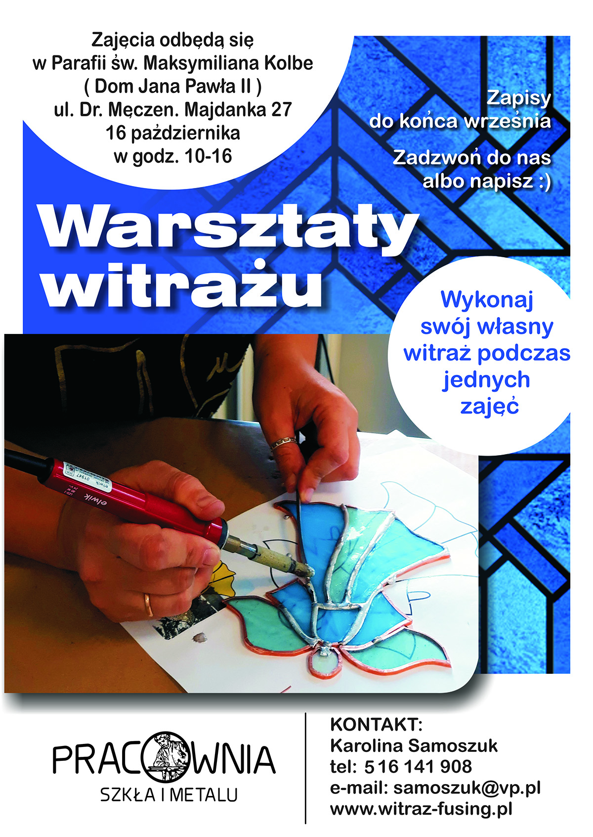plakat witraż