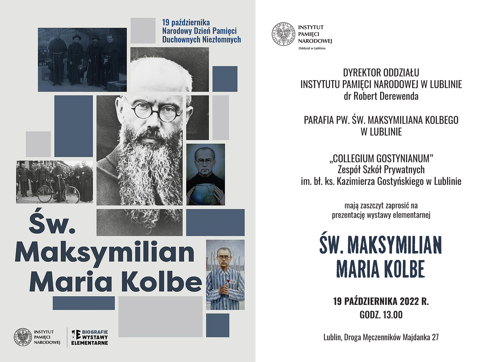 zaproszenie kolbe